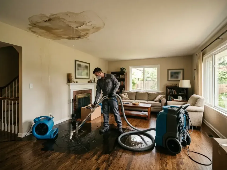 attic-pipe-burst-ceiling-drip-008 — frequently asked questions, Water Damage Restoration & Carpet Care in White Hall, AR